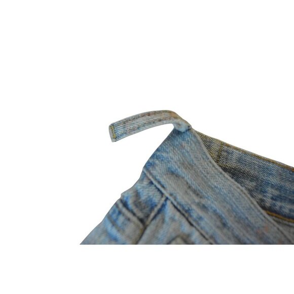 Vintage y2k Taunt Womens Distressed Light Blue Denim Jeans Pink Accents Size 7L - Picture 7 of 14